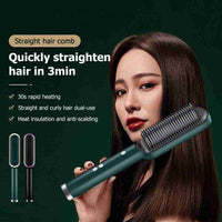 Cordless Hair Straightener Comb Brush